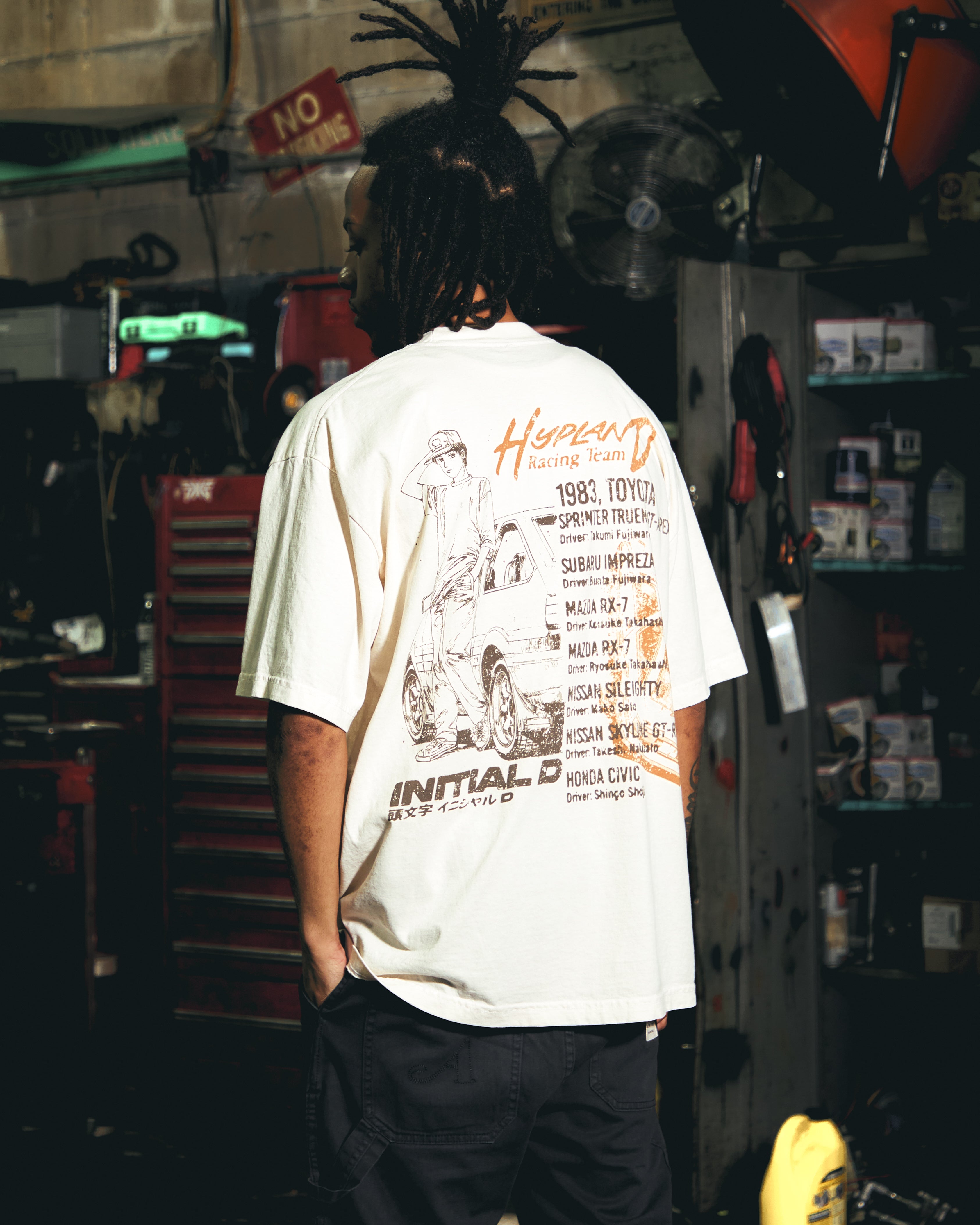 INITIAL D RACING TEAM SHIRT (CREAM) – Hypland