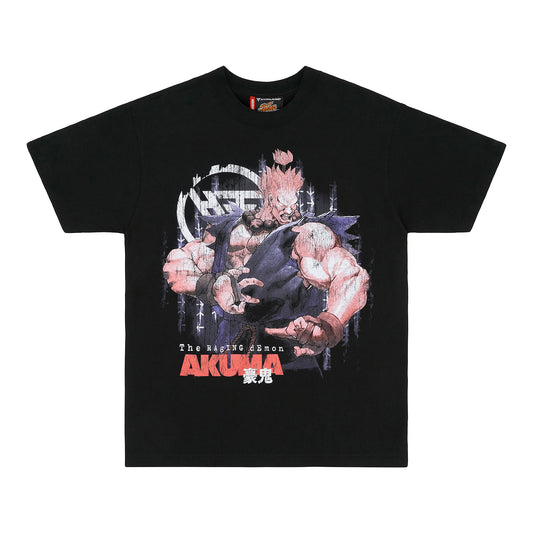 STREET FIGHTER AKUMA SHIRT (BLACK)