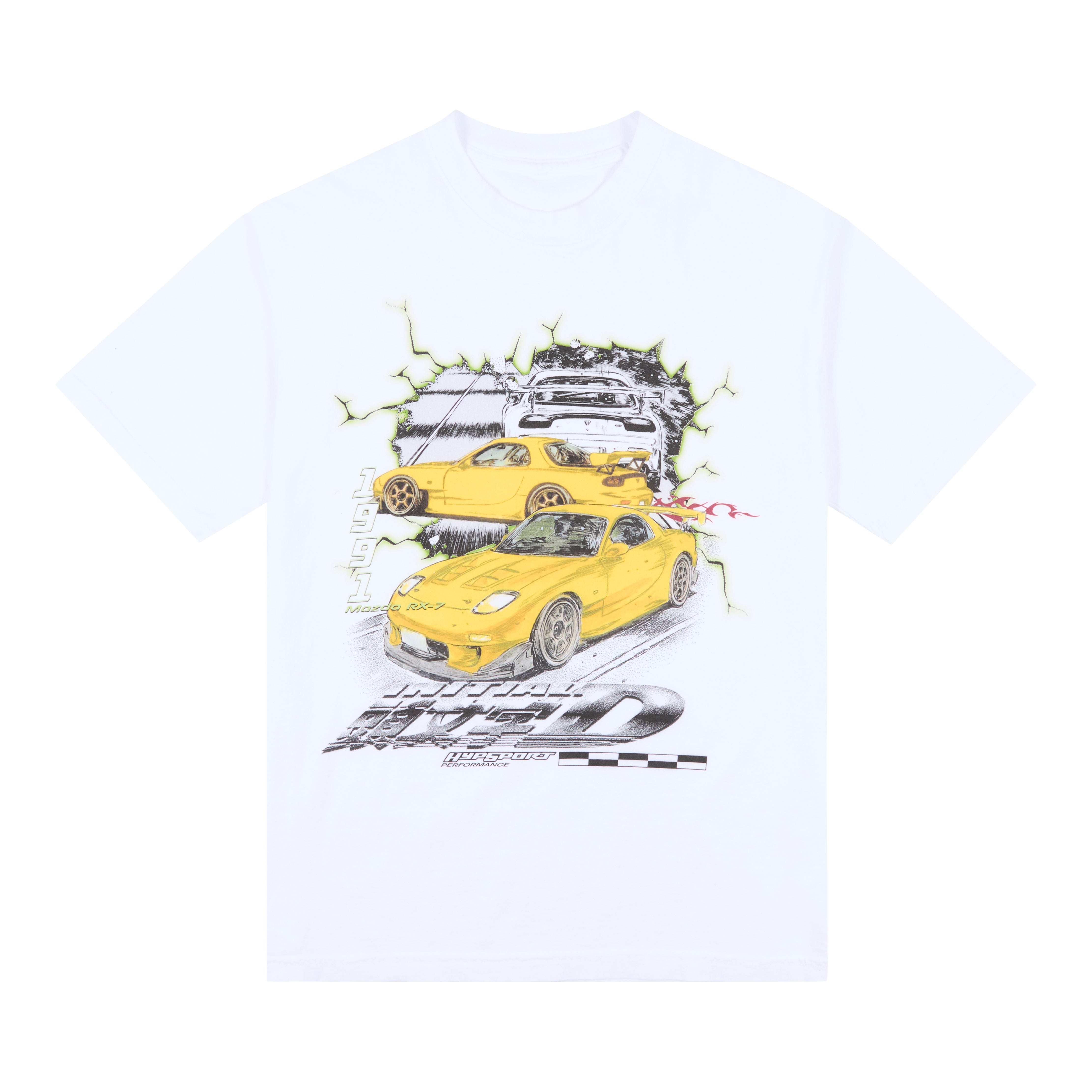INITIAL D RX7 DRIFT SHIRT (WHITE) – Hypland