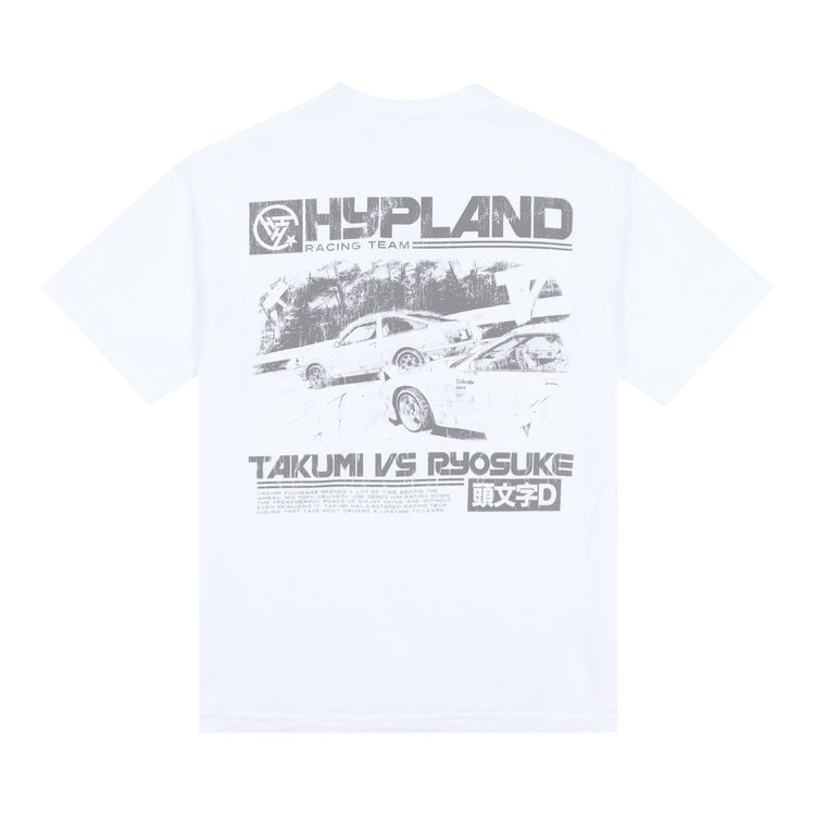 INITIAL D TAKUMI V RYOSUKE VERSUS SHIRT (WHITE)