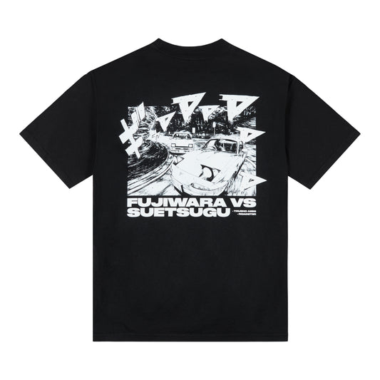 INITIAL D FUJI VS SUETSU SHIRT (BLACK)