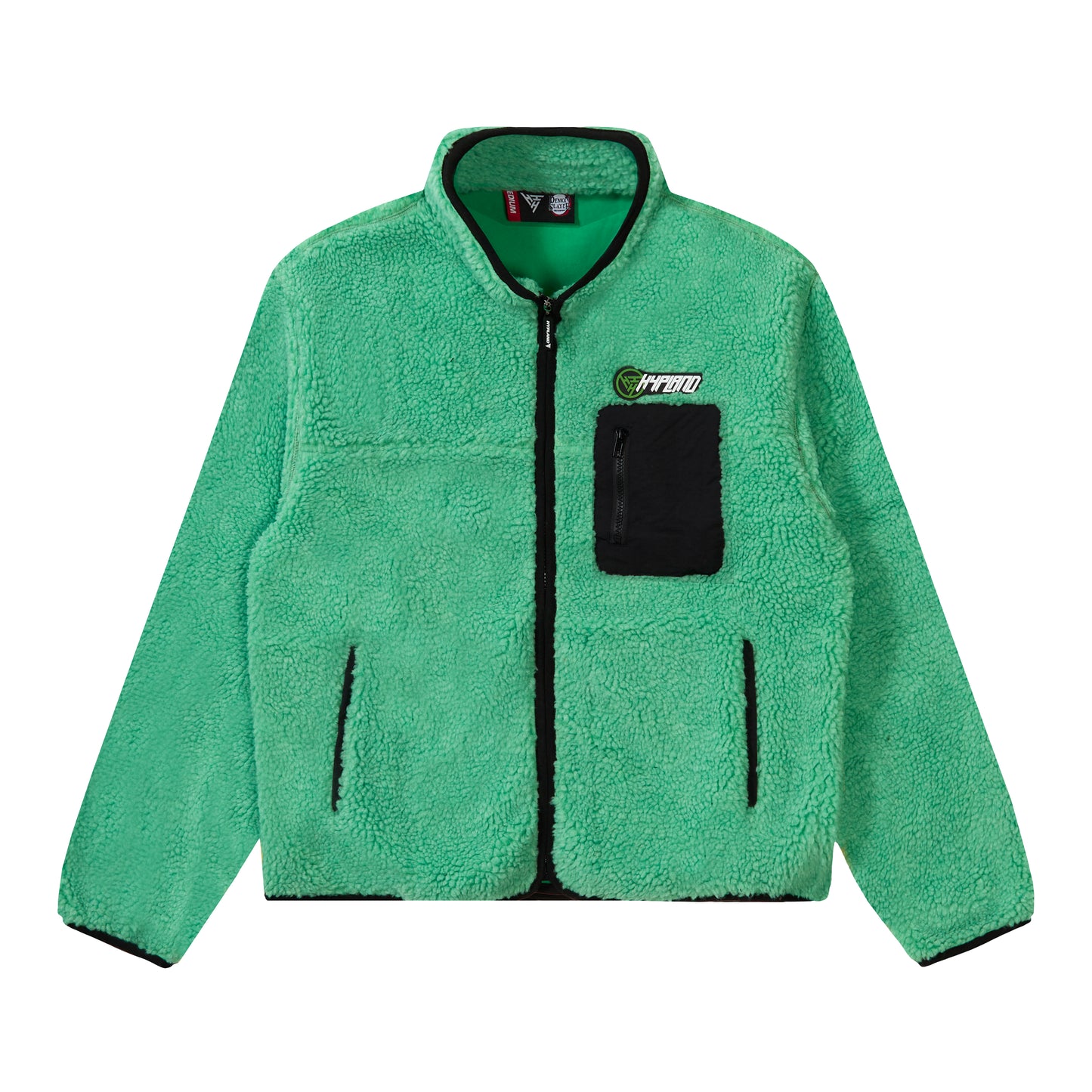 DEMON SLAYER TANJIRO SHERPA JACKET (GREEN)
