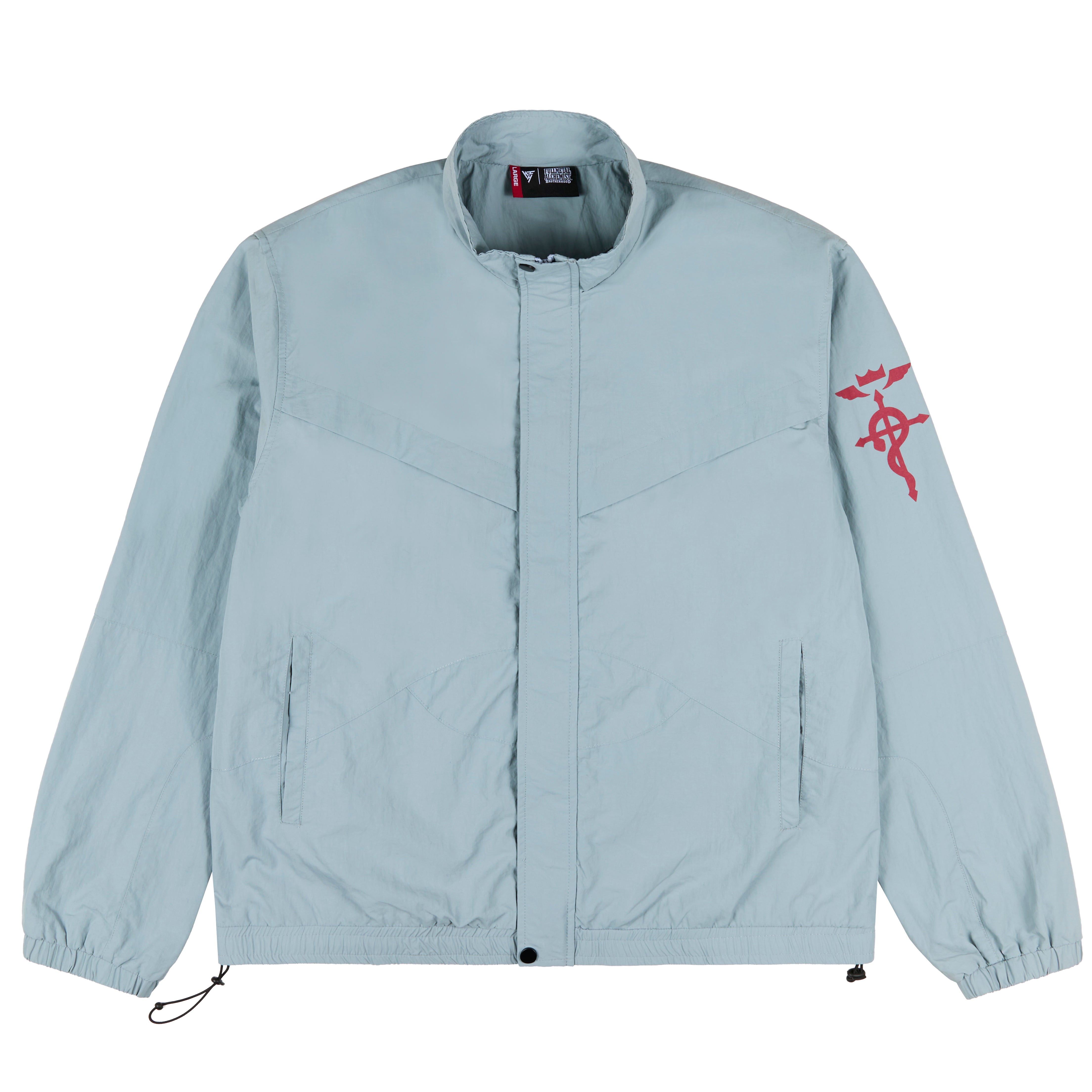 FMAB ALPHONSE PANELED WINDBREAKER JACKET (POWDER BLUE) *PRE ORDER