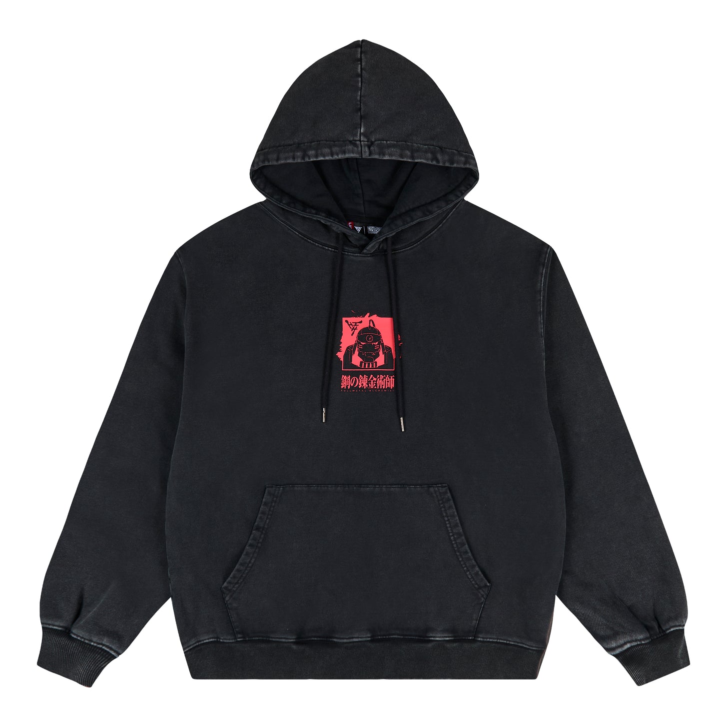 FMAB AL BLOOD SEAL HOODIE (WASHED BLACK) *PRE ORDER*