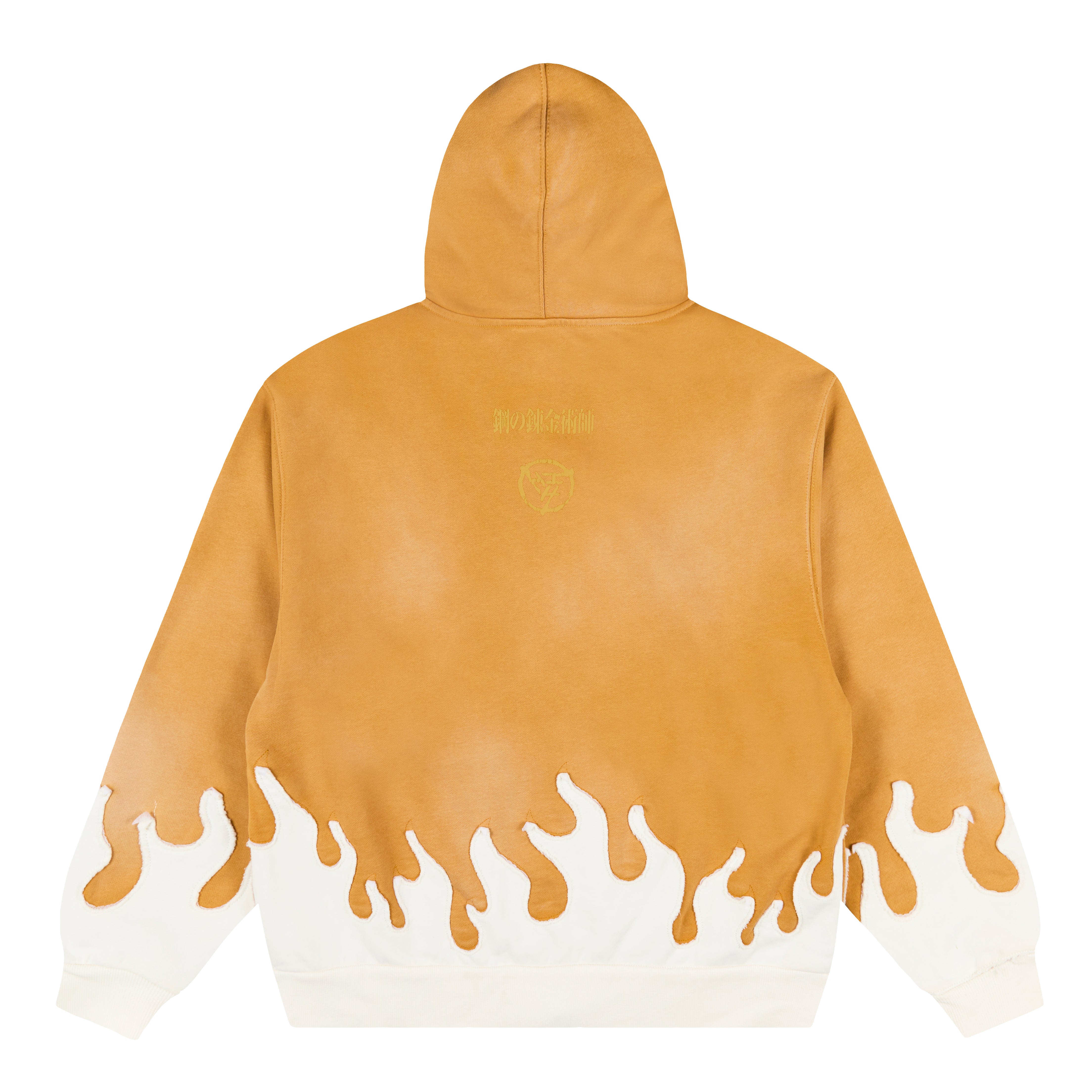 FMAB LING FLAME ZIP UP HOODIE (MUSTARD) *PRE-ORDER* – Hypland