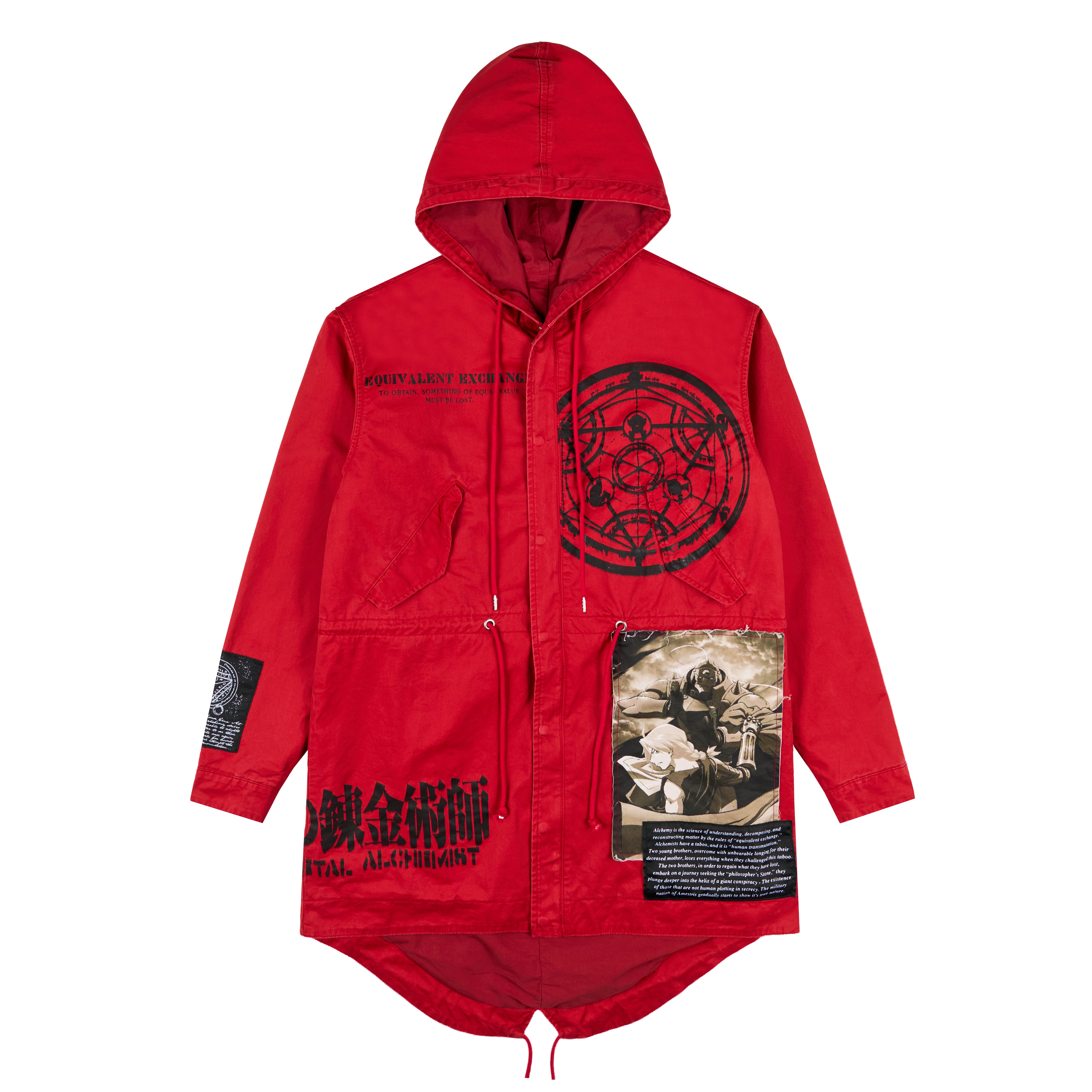 FMAB ALCHEMY PARKA JACKET (RED) *PRE ORDER* – Hypland