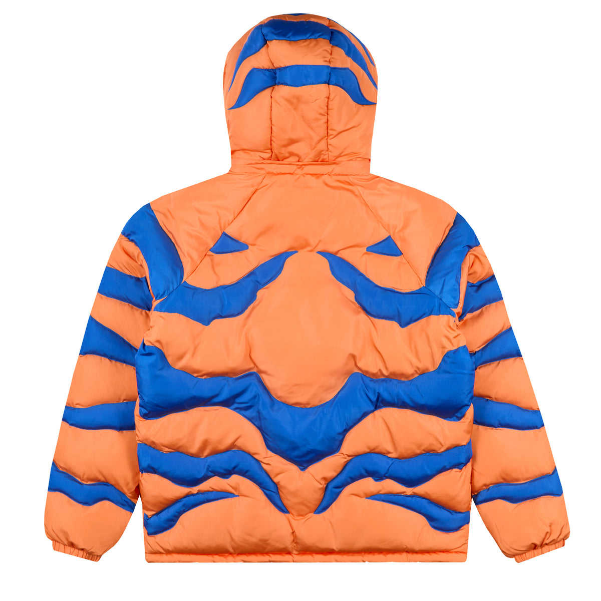 DIGIMON GREYMON PUFFER JACKET (BLUE/ORANGE) – Hypland