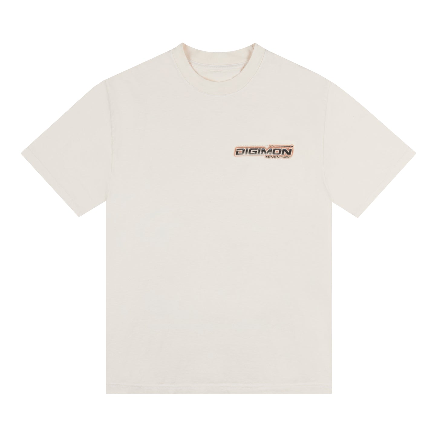 DIGIMON TAI GREYMON JUMBO PRINT SHIRT (OATMEAL)