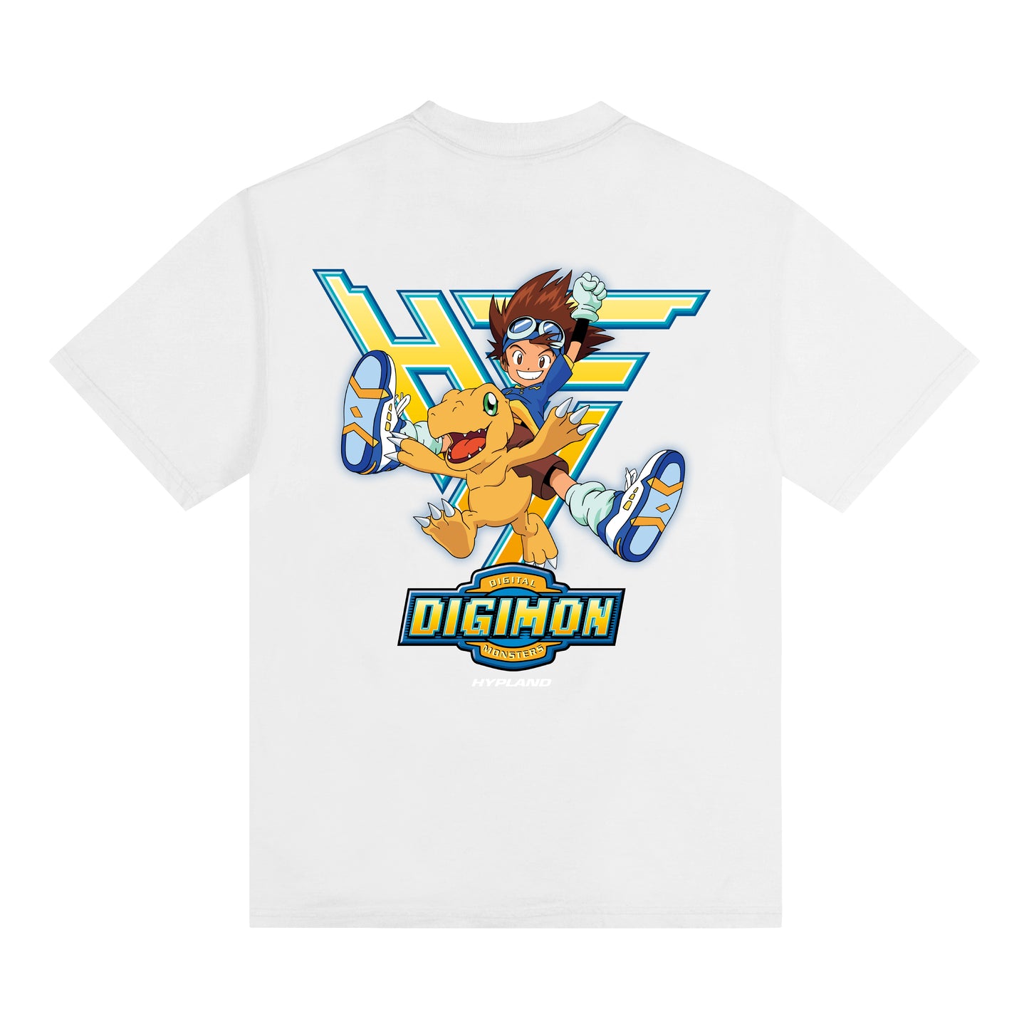 DIGIMON HYPLAND LOGO SHIRT (WHITE)