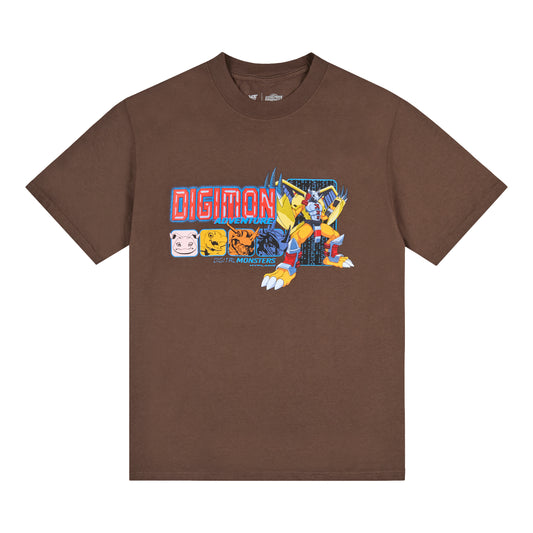 DIGIMON SQUARES SHIRT (CHOCOLATE)