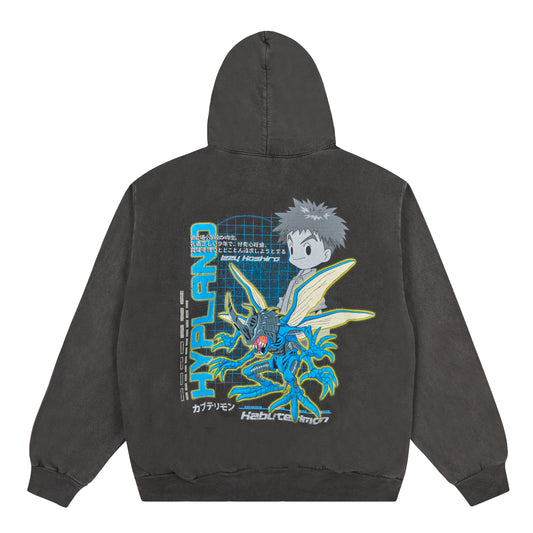 DIGIMON KOSHIKO HOODIE (VINTAGE GREY)