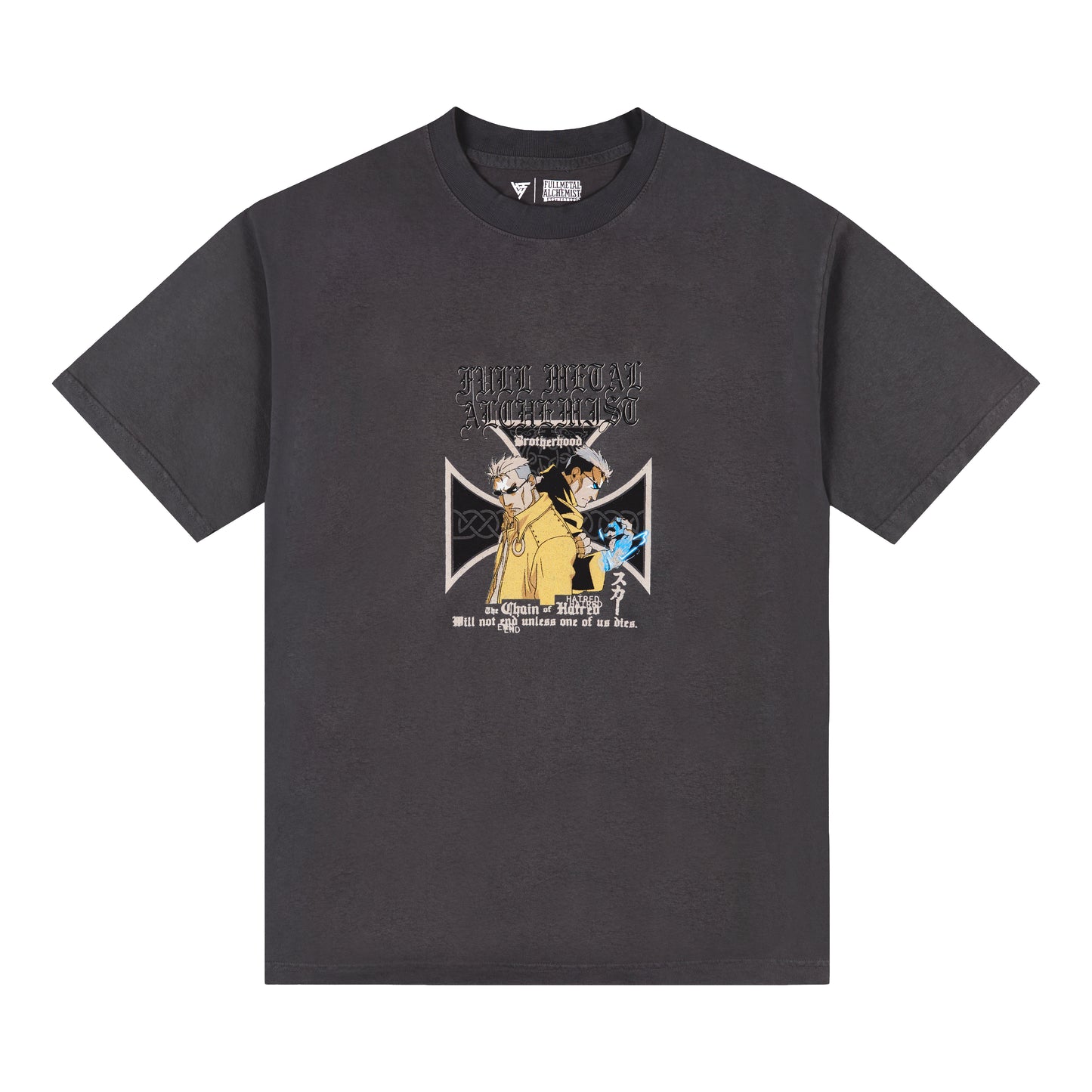 FMAB SCAR SHIRT (WASHED BLACK)