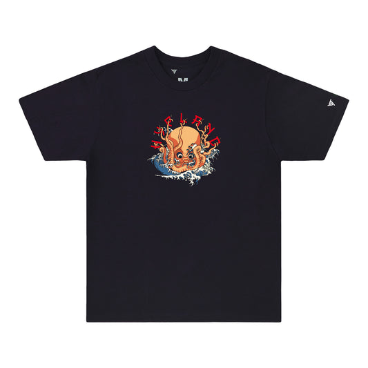 HYPLAND OCTOPUS LOGO SHIRT (NAVY)