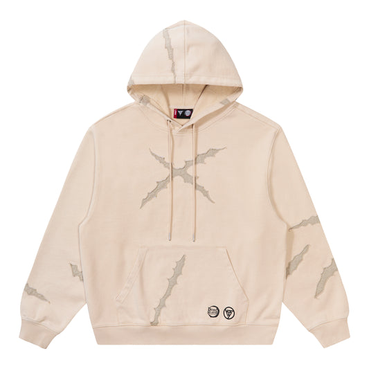 DEMON SLAYER SANEMI SCAR HOODIE (CREAM)