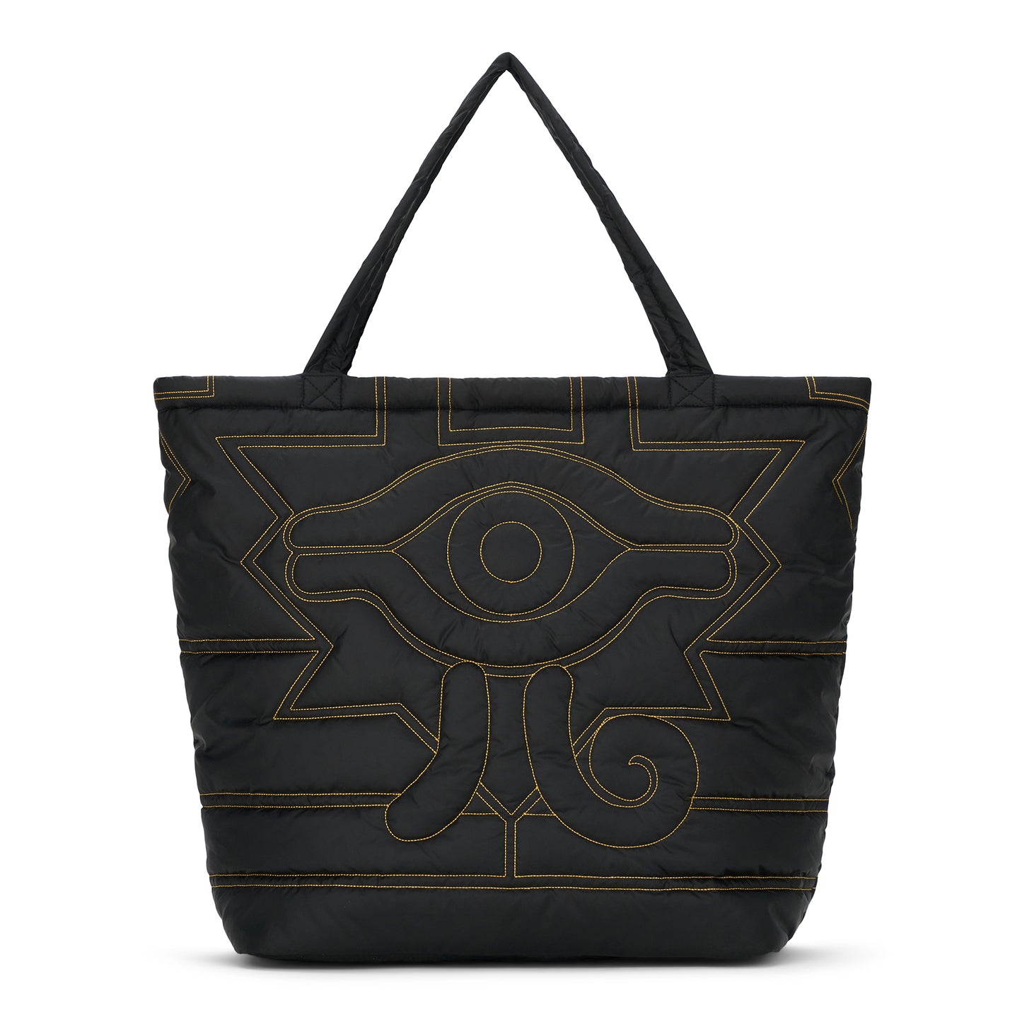 YUGIOH MILLENNIUM PUZZLE PUFFER BAG (BLACK)