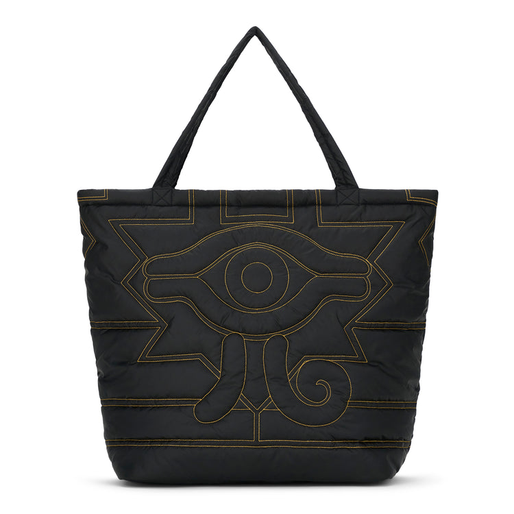 YUGIOH MILLENNIUM PUZZLE PUFFER BAG (BLACK)