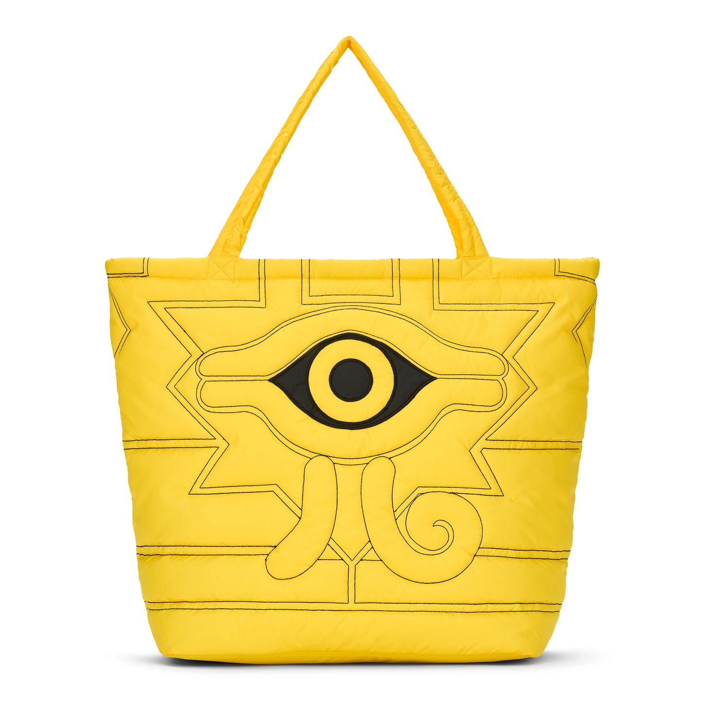 YUGIOH MILLENNIUM PUZZLE PUFFER BAG (YELLOW)