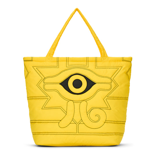 YUGIOH MILLENNIUM PUZZLE PUFFER BAG (YELLOW)