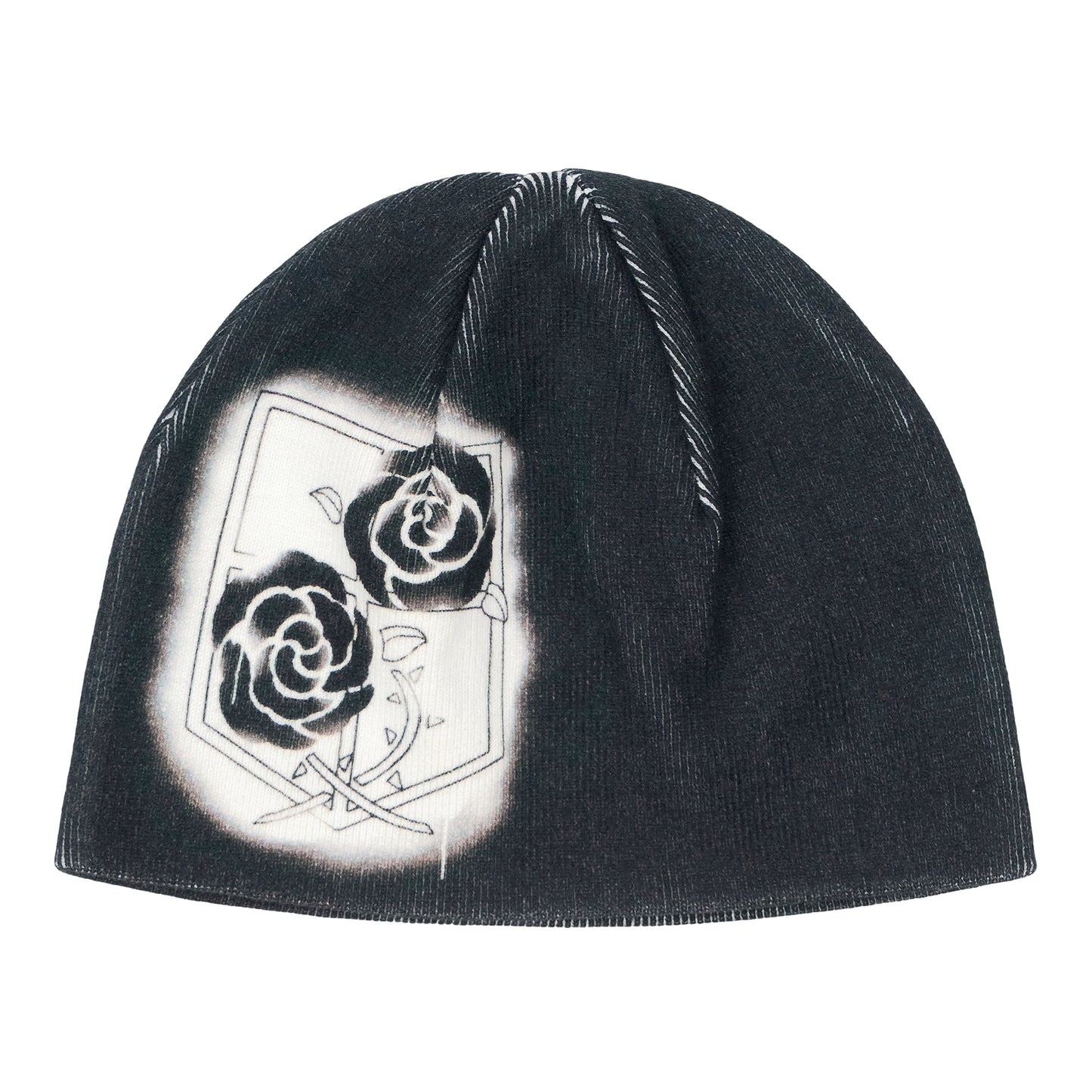 AOT STENCIL BEANIE (BLACK)