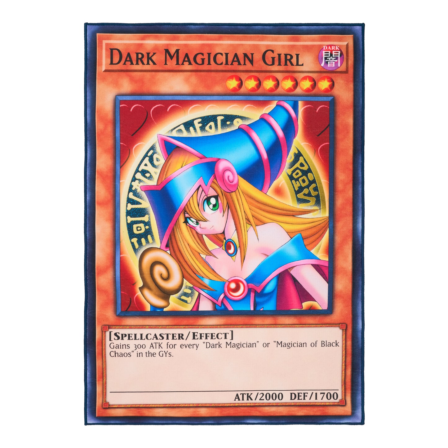 YUGIOH DARK MAGICIAN GIRL CARD RUG