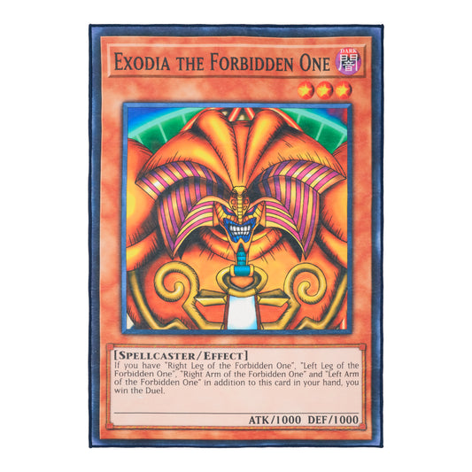 YUGIOH EXODIA CARD RUG