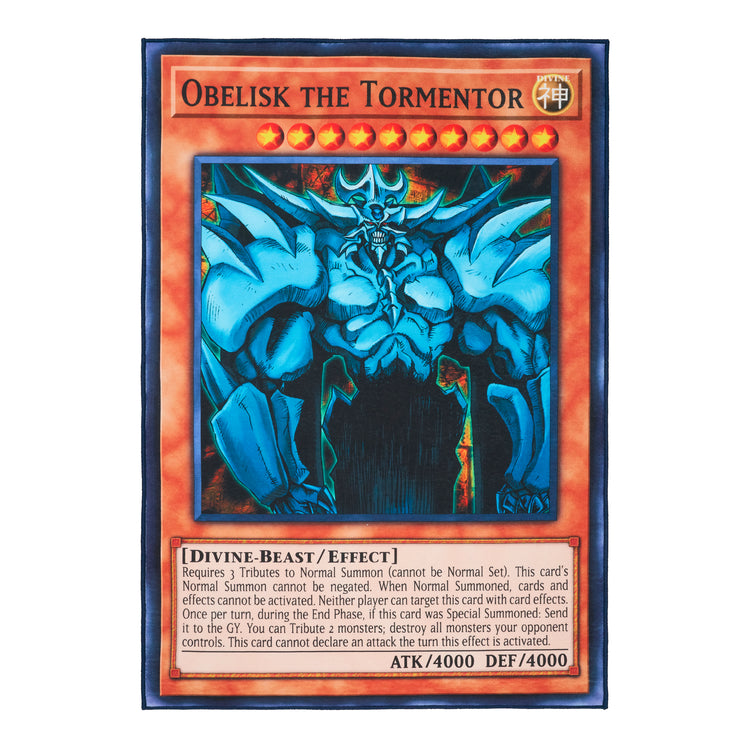 YUGIOH OBELISK CARD RUG