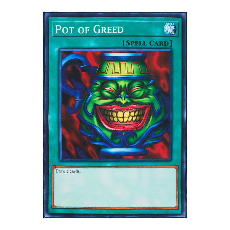 YUGIOH POT OF GREED CARD RUG