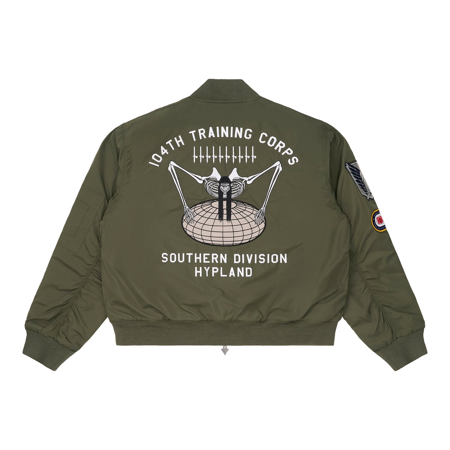 AOT TEAM BOMBER JACKET (GREEN)