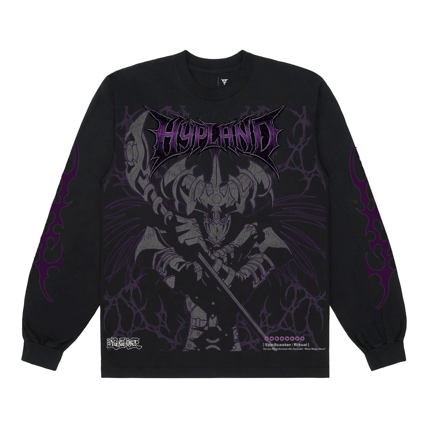 YUGIOH BLACK CHAOS L/S SHIRT (BLK)