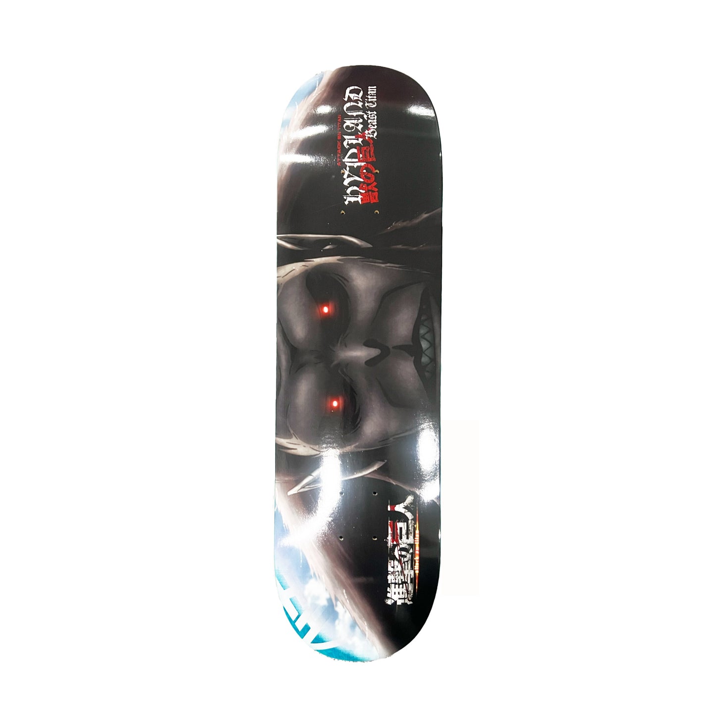 AOT BEAST TITAN EYES SKATE DECK