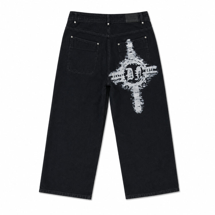 DEATH NOTE RULES DENIM (RAW BLACK)