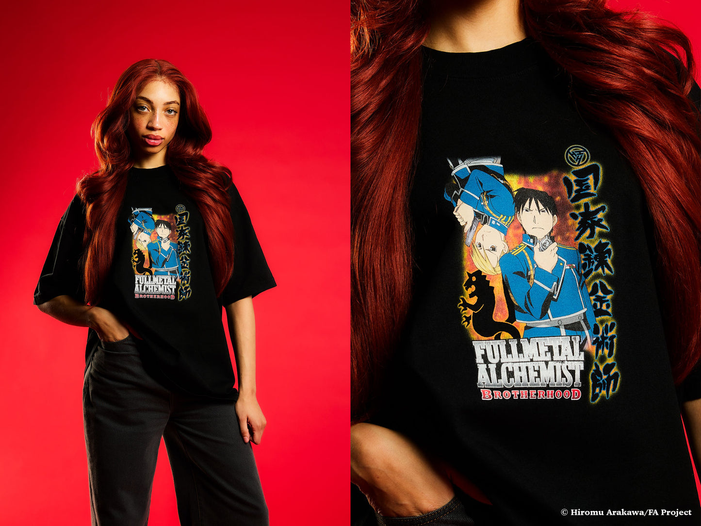 FMAB FLAME SHIRT (BLACK)