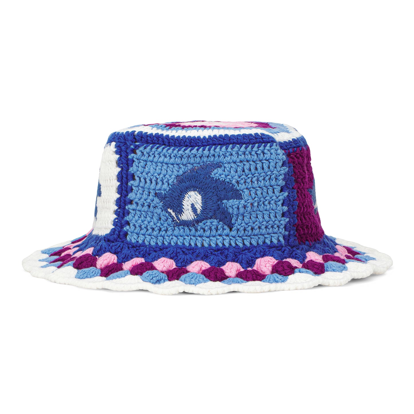 SONIC BLUR CROCHET BUCKET HAT (PURPLE/BLUE)