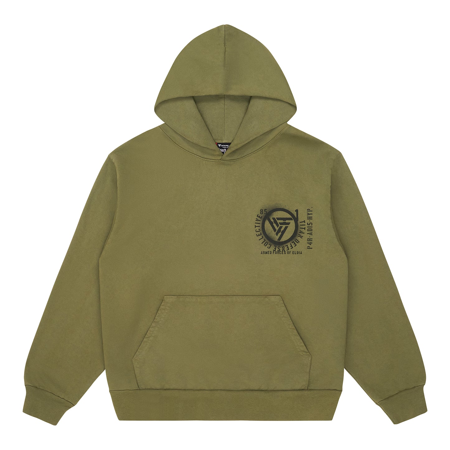 AOT ARMED FORCES HOODIE (OLIVE)