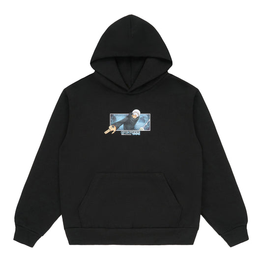 ONE PIECE LAW BOX LOGO HOODIE (BLACK)