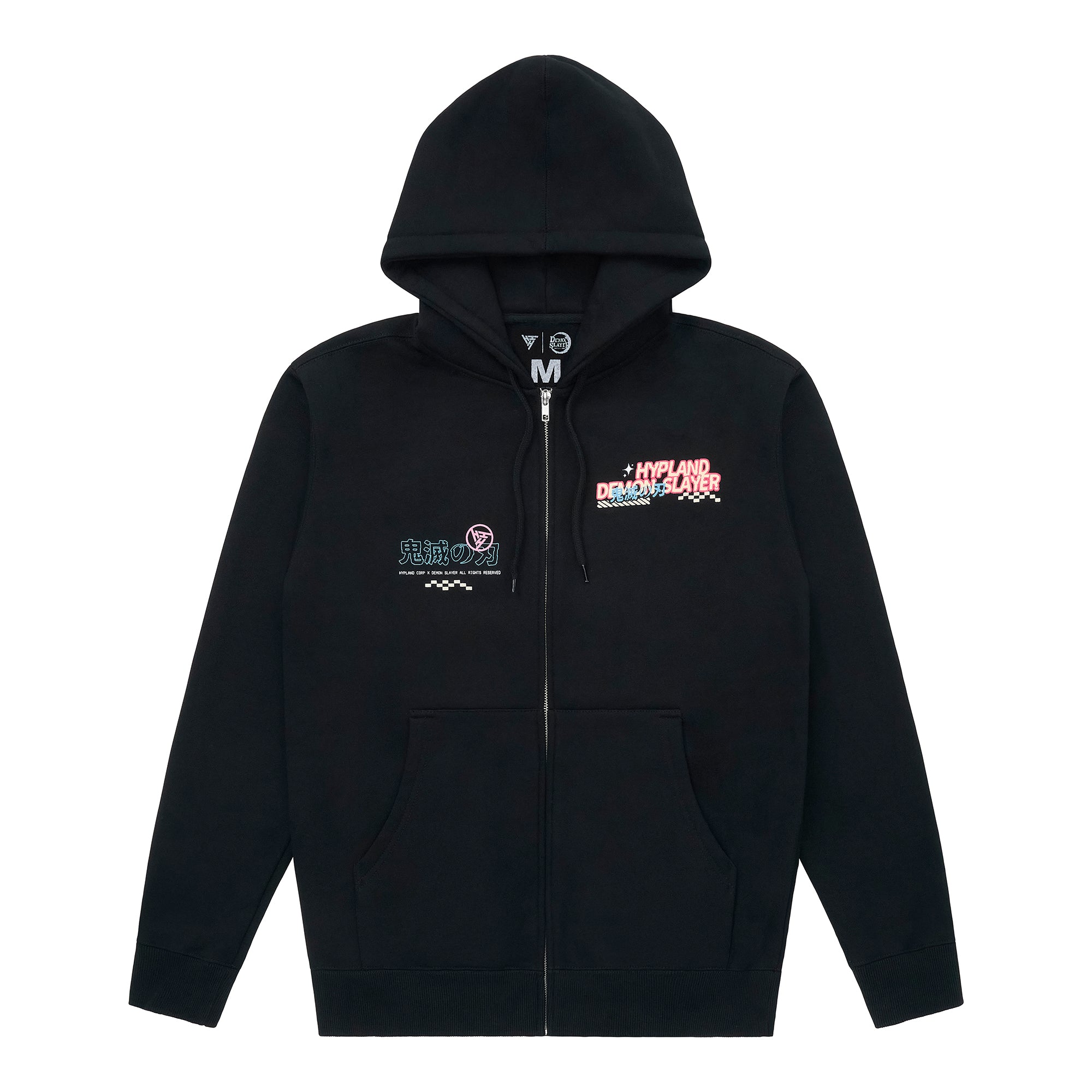 DEMON SLAYER NEZUKO ZIP UP HOODIE (BLACK) – Hypland