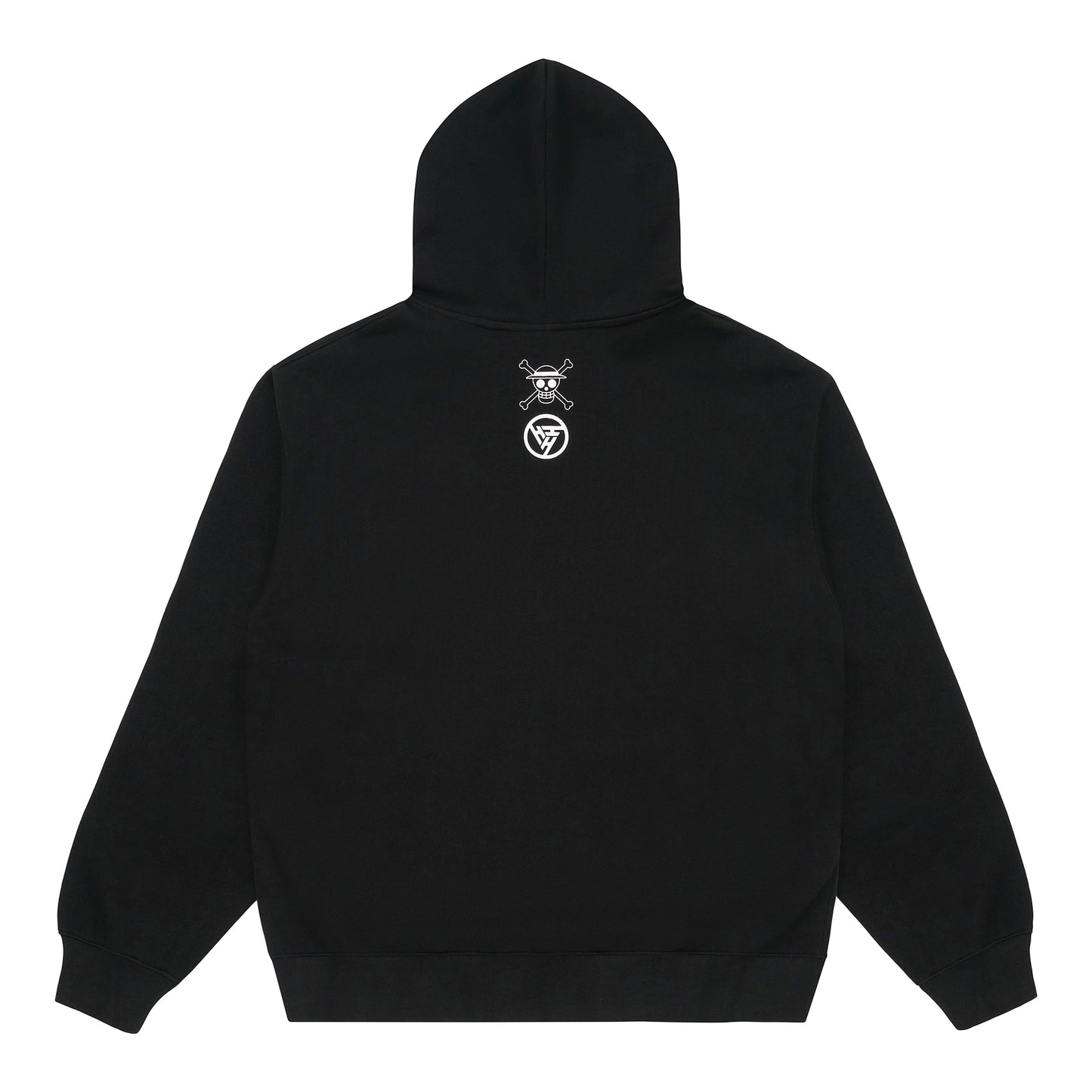 ONE PIECE LUFFY FLAG SINGLE LINE HOODIE (BLACK) *PRE ORDER*