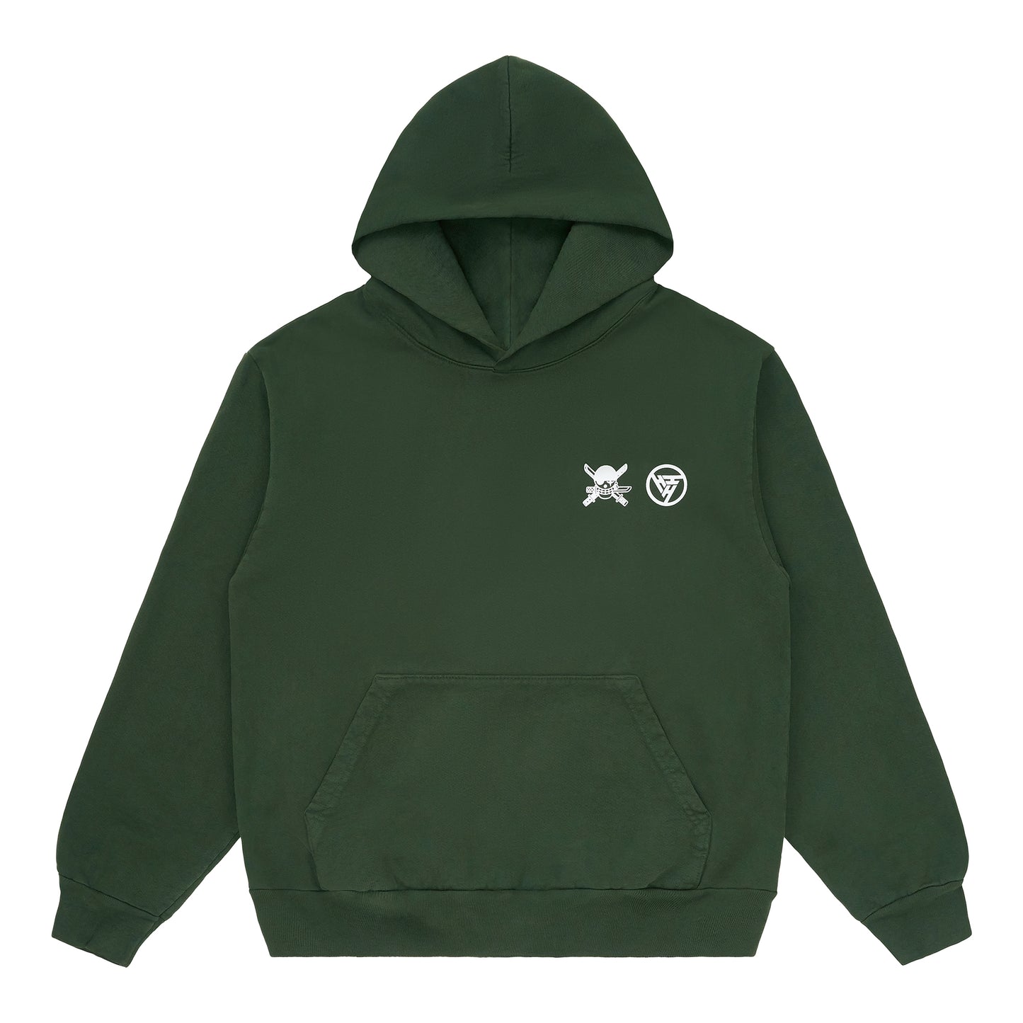 ONE PIECE ZORO FLAME HOODIE (IVY)