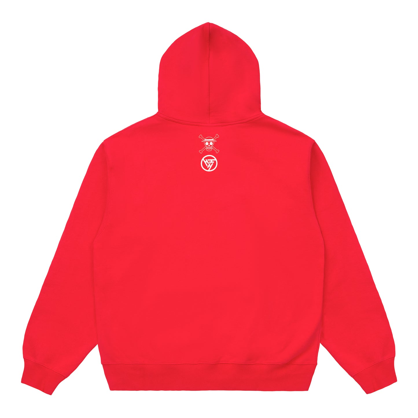 ONE PIECE LUFFY SINGLE LINE HOODIE (RED)