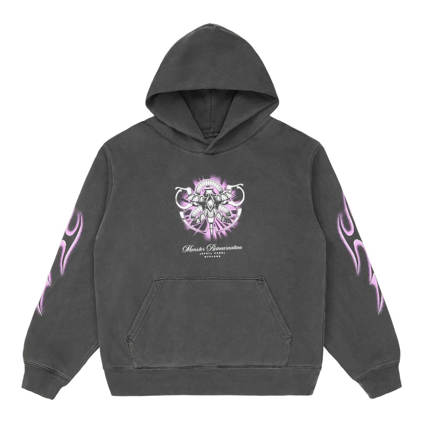 YUGIOH MONSTER REINCARNATION HOODIE (VINTAGE BLACK)