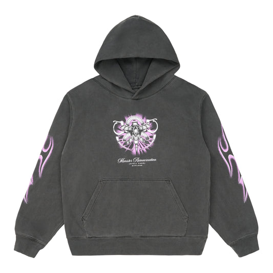 YUGIOH MONSTER REINCARNATION HOODIE (VINTAGE BLACK)