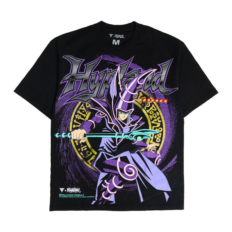 YUGIOH DARK MAGICIAN JUMBO PRINT SHIRT (BLACK)
