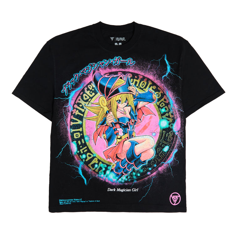 YUGIOH DARK MAGICIAN GIRL V2 JUMBO PRINT SHIRT (BLACK)