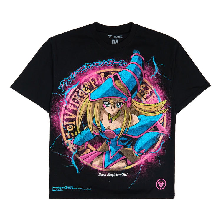 YUGIOH DARK MAGICIAN GIRL V1 JUMBO PRINT SHIRT (BLACK)