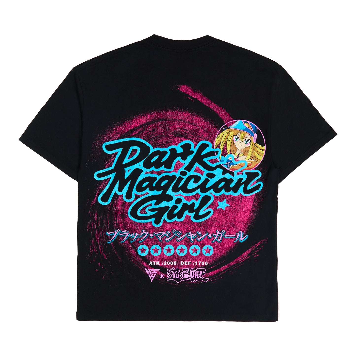 YUGIOH DARK MAGICIAN GIRL V1 JUMBO PRINT SHIRT (BLACK)