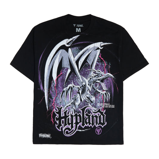 YUGIOH RED EYES JUMBO PRINT SHIRT (BLACK)