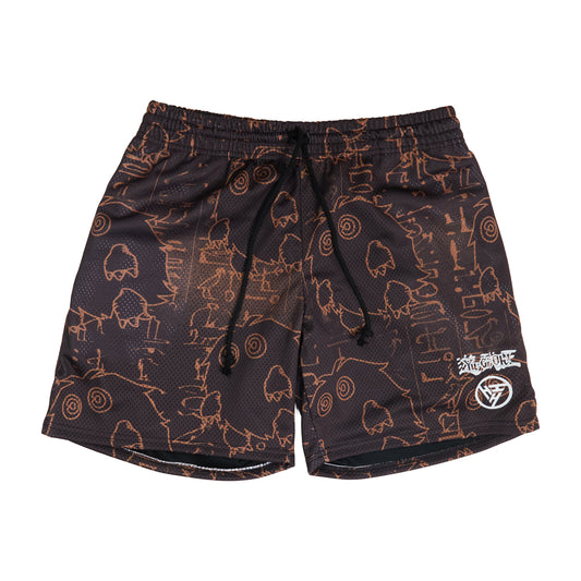 YUGIOH KURIBOH MESH SHORTS (BLACK)