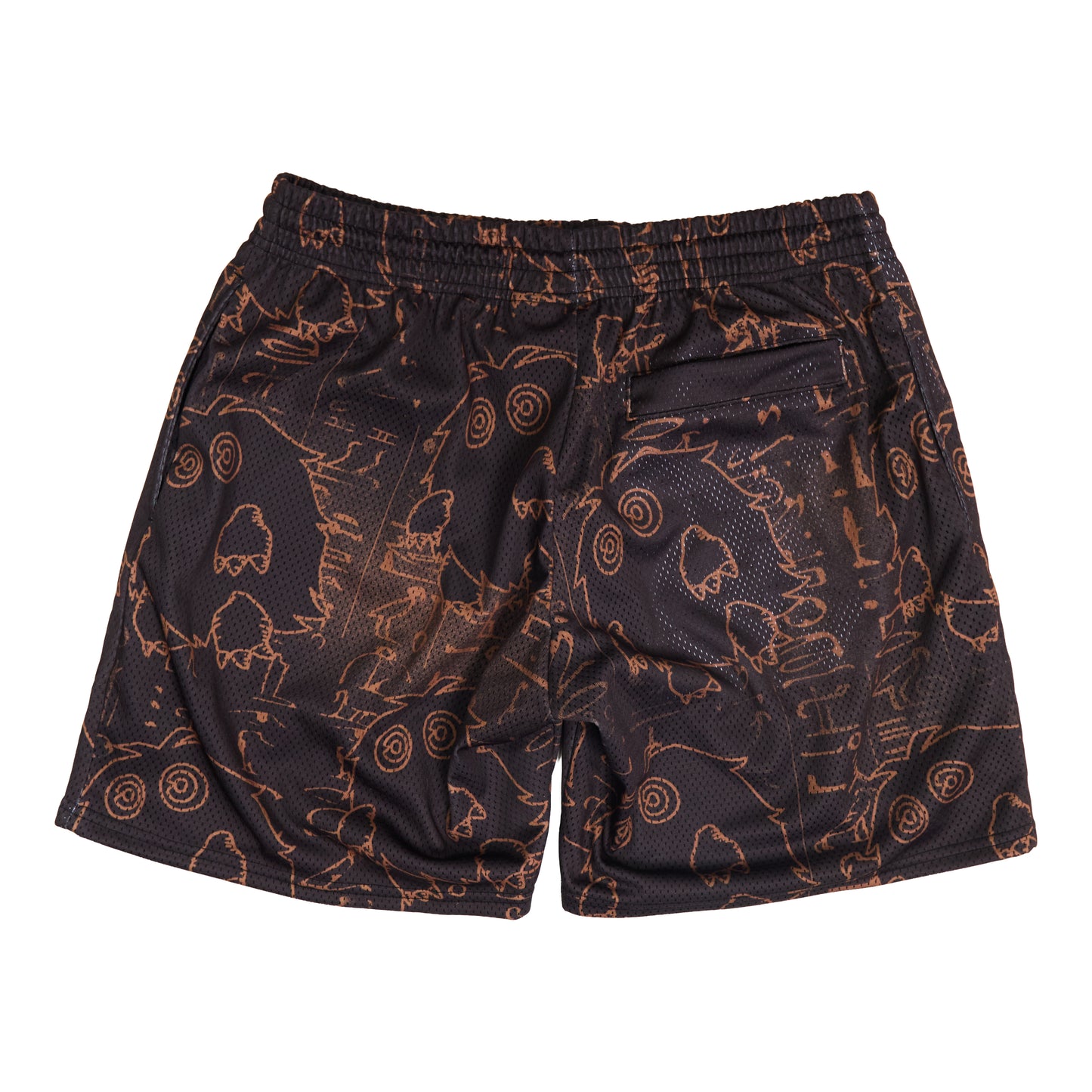 YUGIOH KURIBOH MESH SHORTS (BLACK)