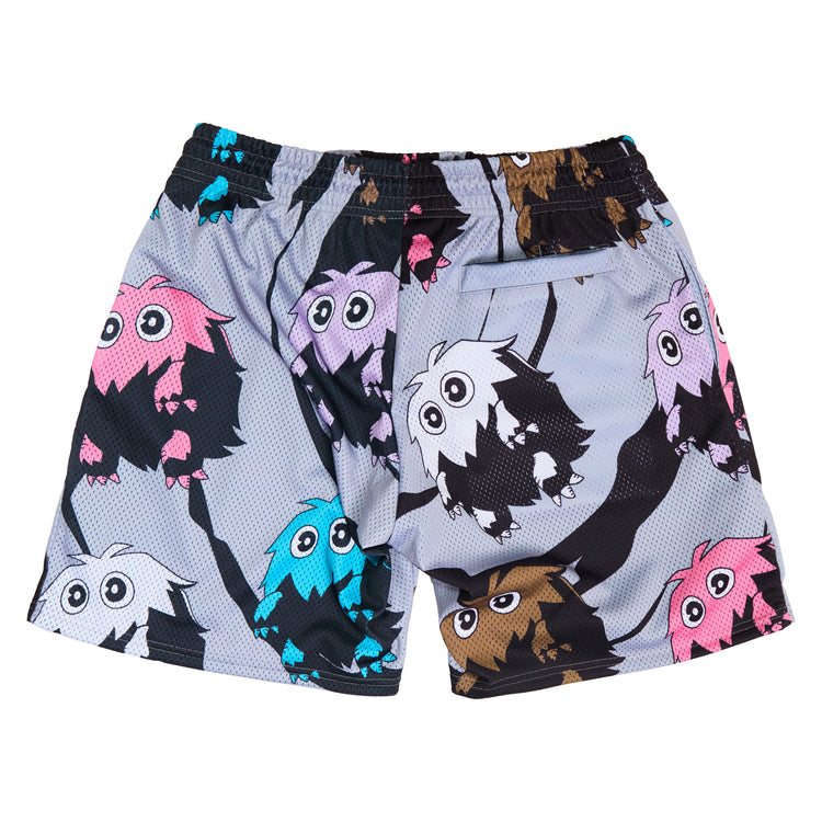 YUGIOH KURIBOH BROS MESH SHORTS (MULTI)