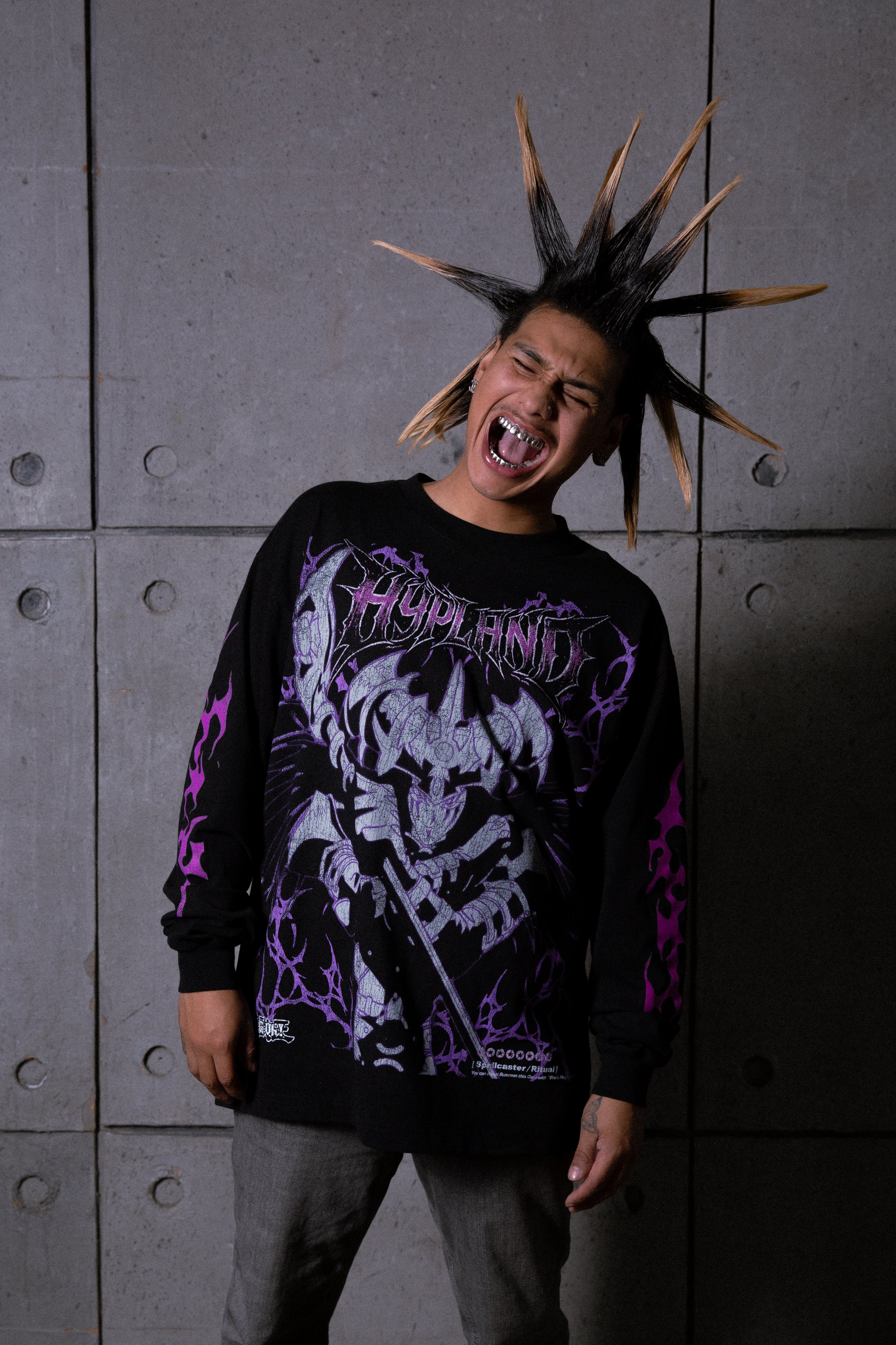 YUGIOH BLACK CHAOS L/S SHIRT (BLK) – Hypland